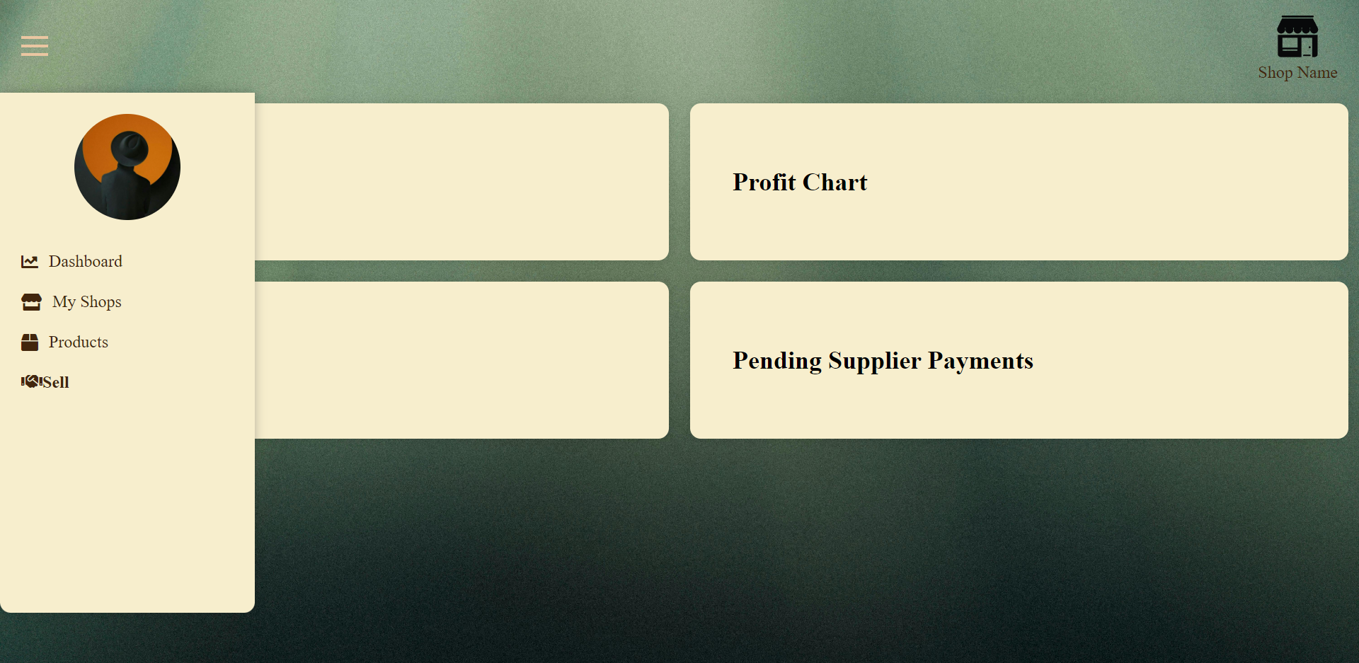 Dashboard to analyse sales